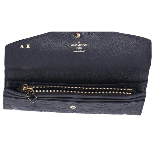 Louis Vuitton Curieuse Monogram Empreinte Long Wallet M60565 Black + Pouch - Picture 7 of 7